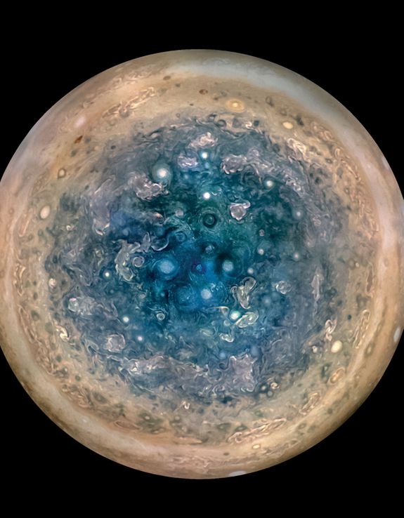 Jupiter's south pole.